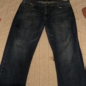 Lucky Brand Men's Dark Blue Relaxed Jeans